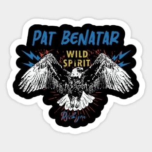 pat benatar wild spirit Sticker